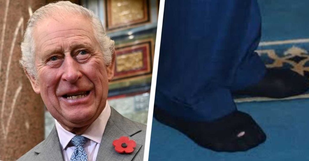 King Charles III got into an awkward position thanks to his socks 33