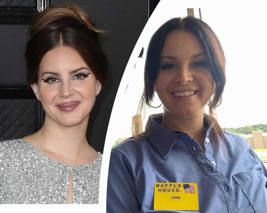 Lana Del Rey surprised her fans greatly when she was spotted working as a waitress at Waffle House 1