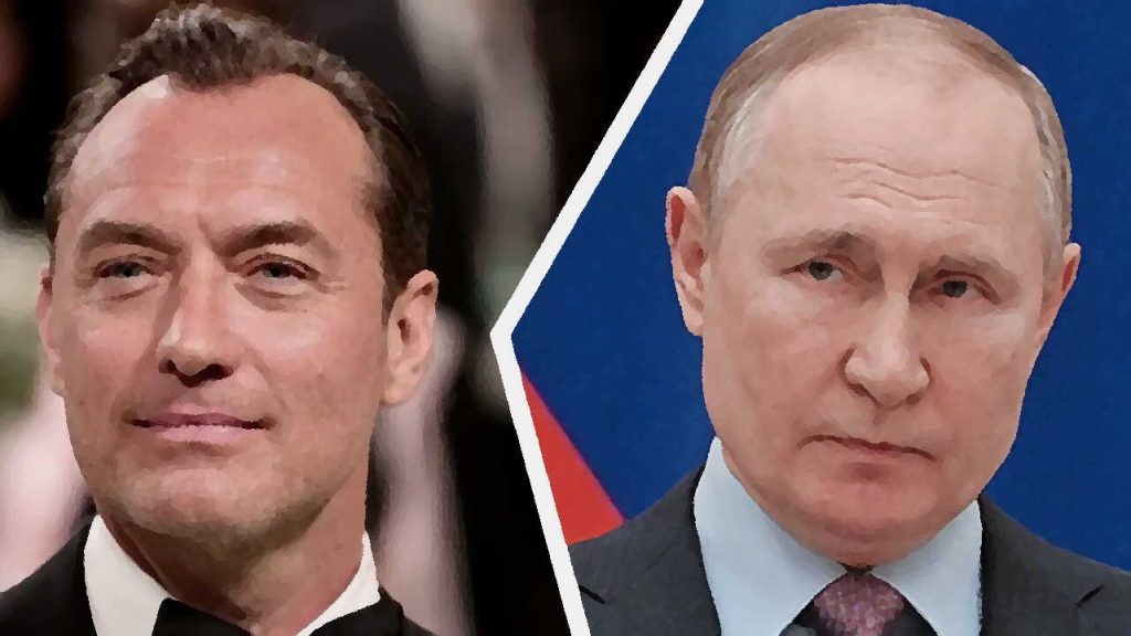 Jude Law will play Vladimir Putin in a new political thriller 'The Wizard of Kremlin' 1