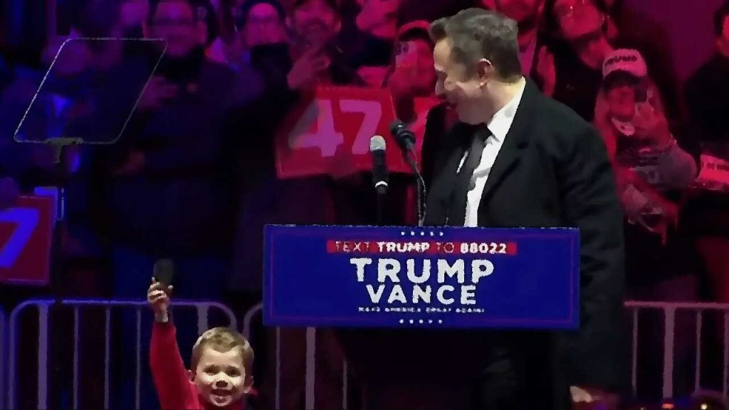 Elon Musk's son was in the spotlight at Donald Trump's pre-inauguration rally 1