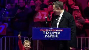 Elon Musk's son was in the spotlight at Donald Trump's pre-inauguration rally 3