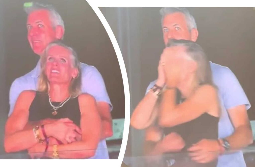 Astronomer CEO Andy Byron and Kristin Cabot were spotted kissing before being caught on Coldplay’s 'kiss cam' 2 Astronomer CEO Andy Byron and Kristin Cabot were spotted kissing before being caught on Coldplay’s 'kiss cam' 1