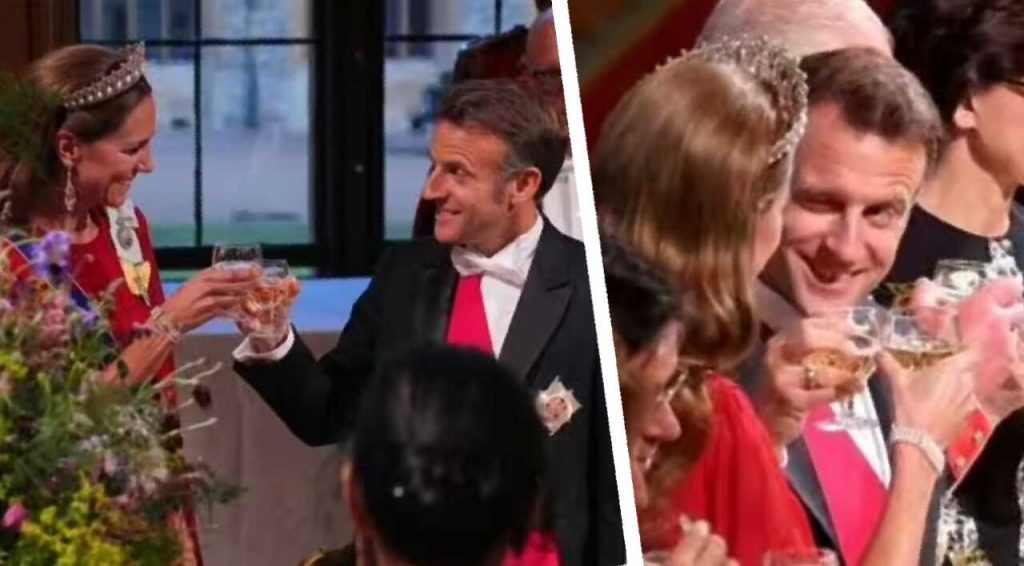 Internet users believed that Emmanuel Macron was flirting with Kate Middleton 2 Internet users believed that Emmanuel Macron was flirting with Kate Middleton 1